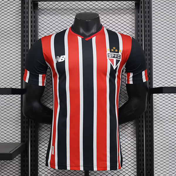 AAA Quality Sao Paulo 24/25 Away Black/Red Jersey(Player)